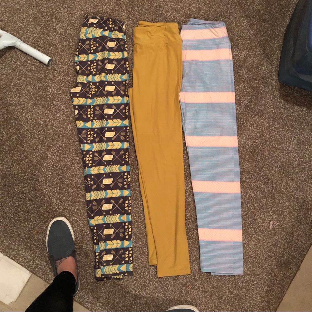 LuLaRoe OneSize Leggings, Size OS 3 Pairs Avail.